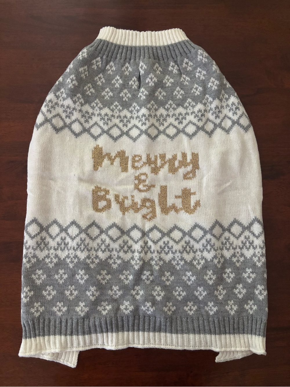 Merry & Bright Dog's Sweater